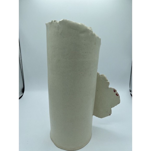 HTF Joyce Wenker signed Pottery Vase Signed 2005. Oneofakind Painted - Picture 2 of 3